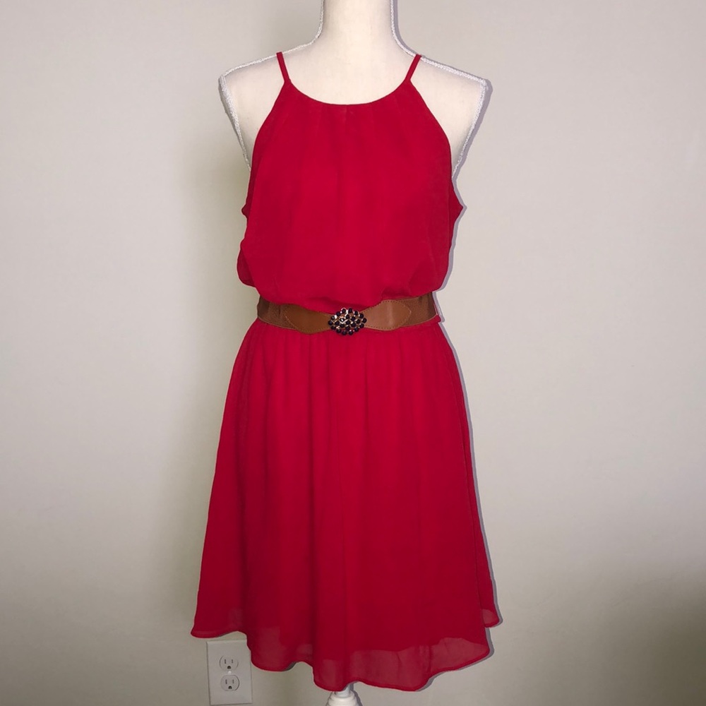 Red dress